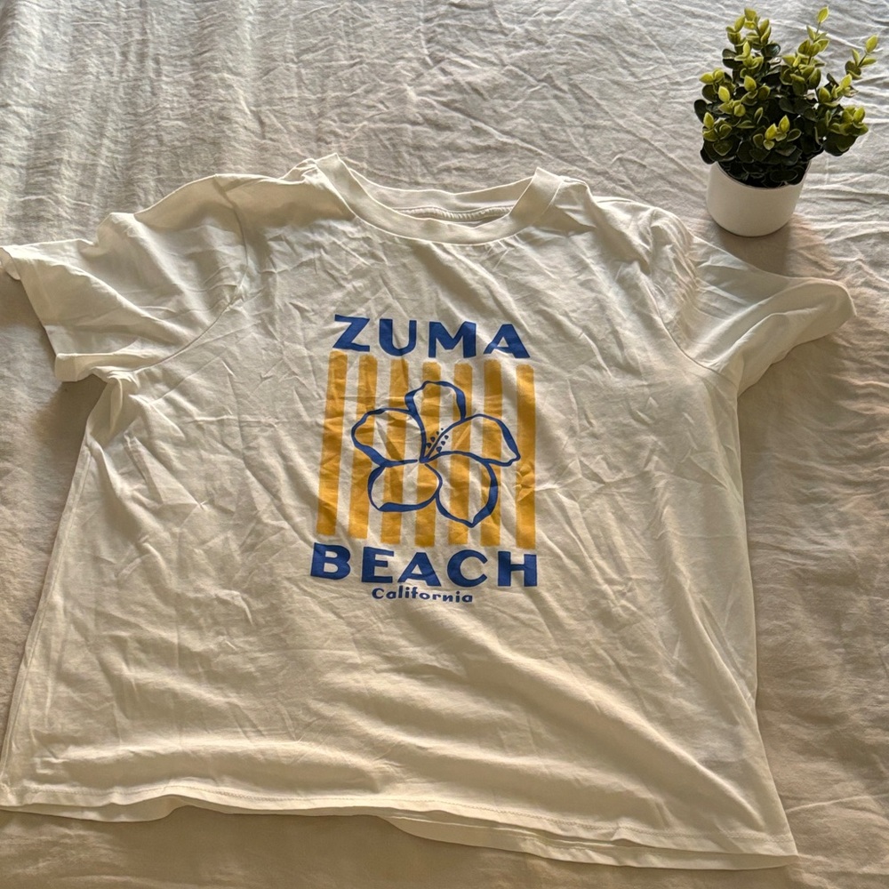 Primark White Zuma Beach Tee